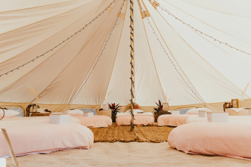 Backyard Glampout Parties in Florida – Premium Bell Tent & Kids Sleepover Setups main image